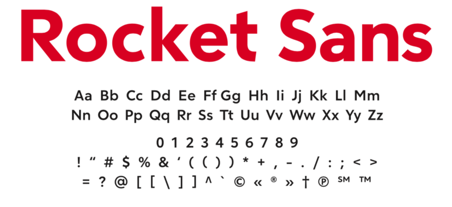 Example font Rocket Sans #1
